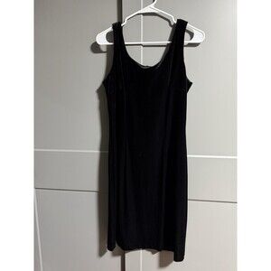 AGB Dress Little Black Dress Velvet Dress Black 12 (US M) Witch Grunge Halloween